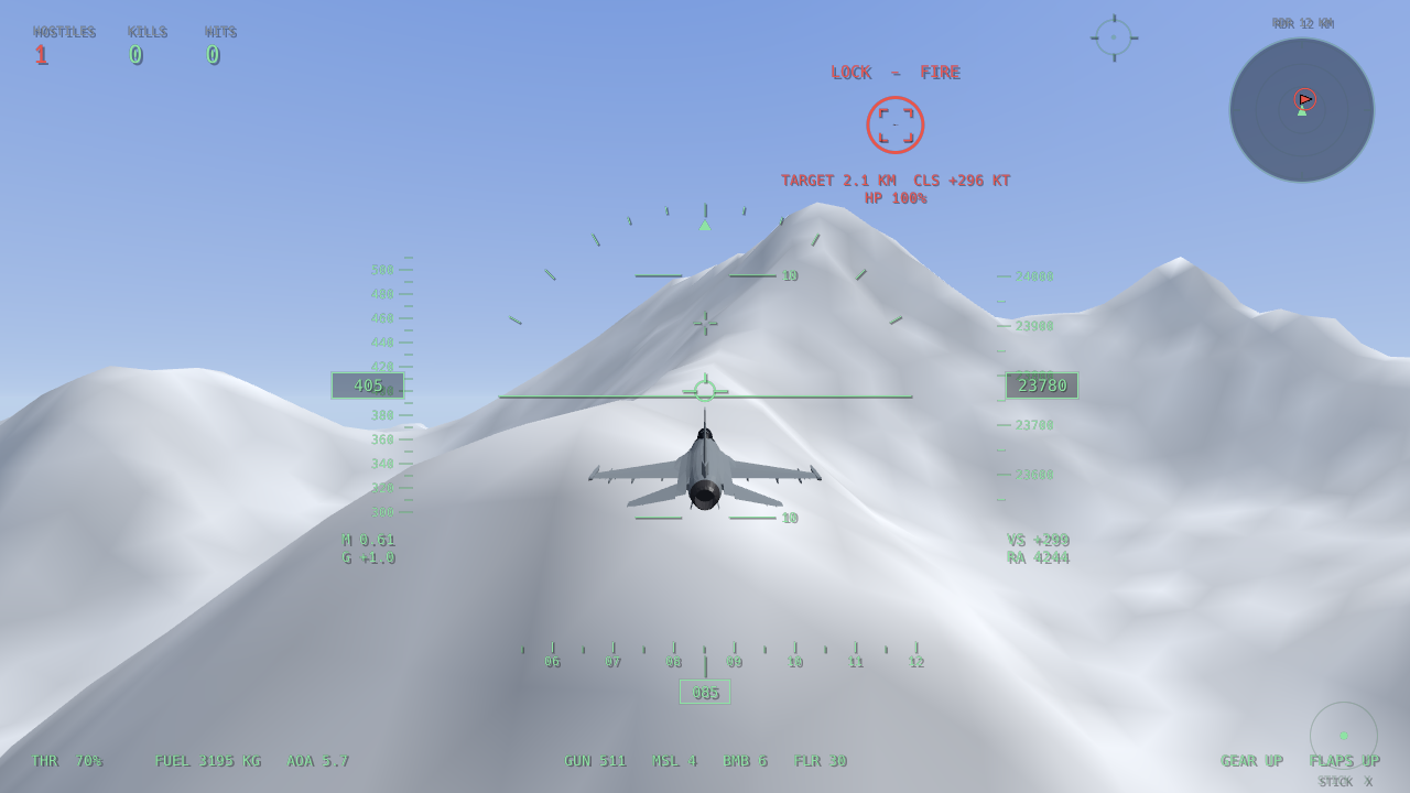 SpecterFS flight over high terrain