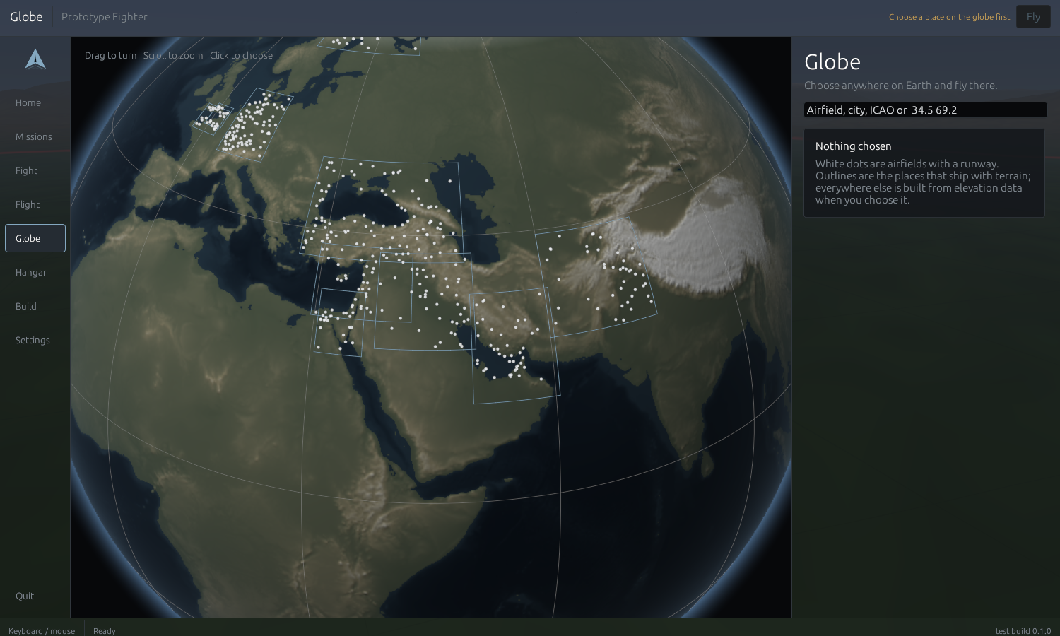 SpecterFS globe workspace